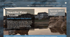 Desktop Screenshot of cascadewaterfeatures.com